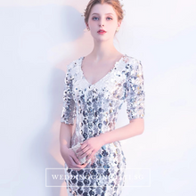將圖片載入圖庫檢視器，The Jhovana Rose Gold/Silver/Black Long Sleeves Gown - WeddingConfetti