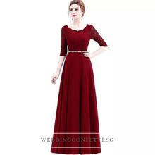 將圖片載入圖庫檢視器，The Sophella Royal Blue / Bright Red / Wine Red / Black Dress - WeddingConfetti