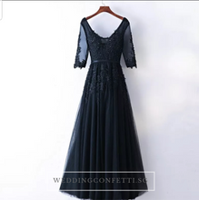 將圖片載入圖庫檢視器，The Serena White/ Blue / Red / Pink / Black Long Sleeves Gown (Customisable) - WeddingConfetti