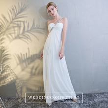 將圖片載入圖庫檢視器，The Jsabella White / Blue / Purple Toga Gown - WeddingConfetti