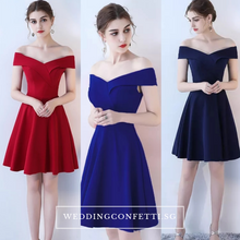 將圖片載入圖庫檢視器，The Sellina Off Shoulder Cocktail Dress - WeddingConfetti