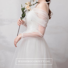 將圖片載入圖庫檢視器，The Sephina Wedding Bridal Bohemian White Dress / Gown - WeddingConfetti