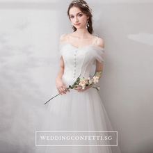 將圖片載入圖庫檢視器，The Sephina Wedding Bridal Bohemian White Dress / Gown - WeddingConfetti