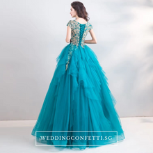 將圖片載入圖庫檢視器，The Antheria Tiffany Sleeveless Ball Gown - WeddingConfetti