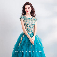 將圖片載入圖庫檢視器，The Antheria Tiffany Sleeveless Ball Gown - WeddingConfetti
