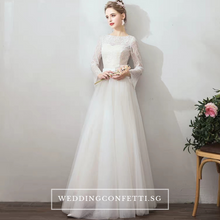 將圖片載入圖庫檢視器，The Jerena Wedding Bridal Long Sleeves Gown - WeddingConfetti