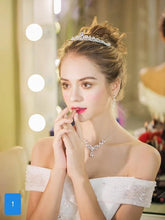 將圖片載入圖庫檢視器，Bridal Diamonte Headpiece / Tiaras - WeddingConfetti
