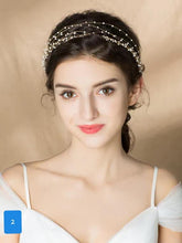 將圖片載入圖庫檢視器，Bridal Diamonte Headpiece / Tiaras - WeddingConfetti