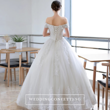 將圖片載入圖庫檢視器，The Anna Wedding Bridal Off Shoulder Gown - WeddingConfetti