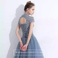 將圖片載入圖庫檢視器，The Ariana Champagne / Blue / Red Tulle Lace Gown (Available in 3 Colours) - WeddingConfetti