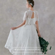 將圖片載入圖庫檢視器，The Rachelle Wedding Bridal White Two Piece Dress - WeddingConfetti