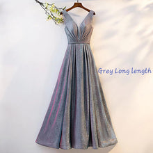 將圖片載入圖庫檢視器，The Cailey Iridescent Sleeveless Gown - WeddingConfetti