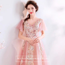 將圖片載入圖庫檢視器，The Ansella Tulle Pink Gown - WeddingConfetti