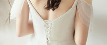 將圖片載入圖庫檢視器，The Viveca Wedding Bridal Off Shoulder Dress - WeddingConfetti