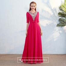 將圖片載入圖庫檢視器，The Kassandra Wedding Bridal Purple / Red / White / Navy Blue / Sky Blue Bridesmaid Dress - WeddingConfetti