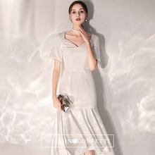 將圖片載入圖庫檢視器，The Calliope Short Sleeve Dress - WeddingConfetti