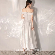 將圖片載入圖庫檢視器，The Aleia Wedding Bridal Off Shoulder Dress - WeddingConfetti