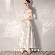 將圖片載入圖庫檢視器，The Aleia Wedding Bridal Off Shoulder Dress - WeddingConfetti