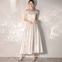 將圖片載入圖庫檢視器，The Aleia Wedding Bridal Off Shoulder Dress - WeddingConfetti