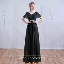 將圖片載入圖庫檢視器，The Klaris Short Sleeves Chiffon Dress - WeddingConfetti