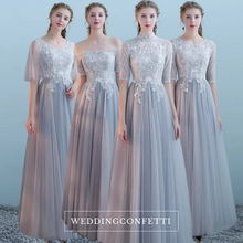 將圖片載入圖庫檢視器，The Kosta Bridesmaid Collection (Grey) - WeddingConfetti