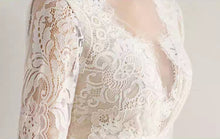 將圖片載入圖庫檢視器，The Idora Lace Wedding Bridal Long Sleeves Dress - WeddingConfetti