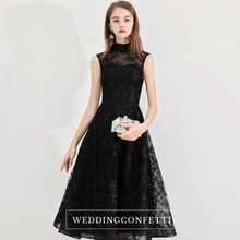 將圖片載入圖庫檢視器，The Lorelie High Collar Lace Sleeveless Dress (Available in 2 colours) - WeddingConfetti