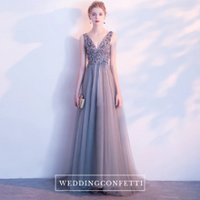 將圖片載入圖庫檢視器，The Sophiela Glittery Sleeveless Sequins Gown (Available in 2 colours) - WeddingConfetti