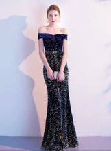 將圖片載入圖庫檢視器，The Etsy Off Shoulder Glitter Gown - WeddingConfetti