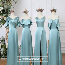 將圖片載入圖庫檢視器，The Carroll Satin Bridesmaid Dress (Customisable) - WeddingConfetti