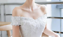 將圖片載入圖庫檢視器，The Anna Wedding Bridal Off Shoulder Gown - WeddingConfetti