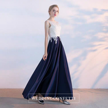 將圖片載入圖庫檢視器，The Karel Blue / Red / Green / Black Lace Gown - WeddingConfetti