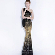 將圖片載入圖庫檢視器，The Lynne Sequined Ombre Gown - WeddingConfetti