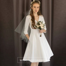 將圖片載入圖庫檢視器，The Kalista Wedding Bridal Short Gown - WeddingConfetti
