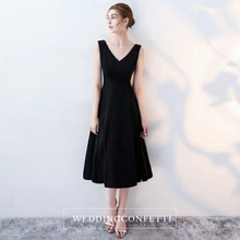 將圖片載入圖庫檢視器，The Katine Black Cocktail Sleeveless Dress - WeddingConfetti