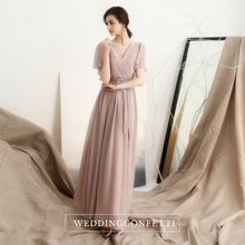 將圖片載入圖庫檢視器，The Daphne Bridesmaid Chiffon Dress (Customisable) - WeddingConfetti