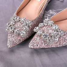 將圖片載入圖庫檢視器，The Primrose Wedding Crystal Flats - WeddingConfetti