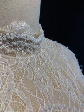 將圖片載入圖庫檢視器，The Rossalie Wedding Bridal High Collar Gown - WeddingConfetti