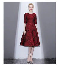 將圖片載入圖庫檢視器，The Pennylia Short Sleeves White/Red/Purple Dress (Available in 3 colours) - WeddingConfetti
