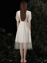 將圖片載入圖庫檢視器，The Ross Wedding Bridal Short Sleeve White Dress - WeddingConfetti