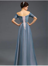 將圖片載入圖庫檢視器，The Amerlie Off Shoulder Evening Gown (Available in 3 colours) - WeddingConfetti