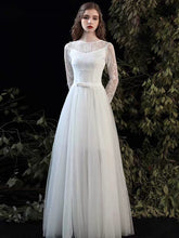 將圖片載入圖庫檢視器，The Rafflyn Wedding Bridal Long Sleeves Dress - WeddingConfetti