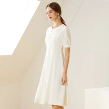 將圖片載入圖庫檢視器，The Bertilly Short Puffed Sleeves Dress - WeddingConfetti