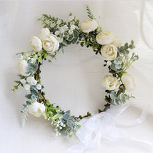 將圖片載入圖庫檢視器，Wedding Hair Garland/Flower Crown (Available in 5 Colours) - WeddingConfetti
