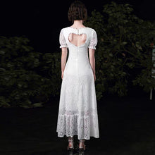 將圖片載入圖庫檢視器，The Tetrine Wedding Bridal Short Sleeves Lace Gown - WeddingConfetti