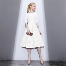 將圖片載入圖庫檢視器，The Pennylia Short Sleeves White/Red/Purple Dress (Available in 3 colours) - WeddingConfetti