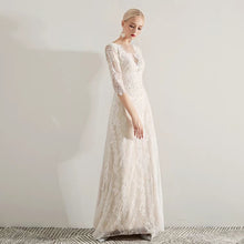 將圖片載入圖庫檢視器，The Idora Lace Wedding Bridal Long Sleeves Dress - WeddingConfetti