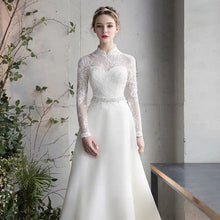 將圖片載入圖庫檢視器，The Mayrine Wedding Bridal Long Sleeves Gown - WeddingConfetti