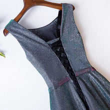 將圖片載入圖庫檢視器，The Cailey Iridescent Sleeveless Gown - WeddingConfetti