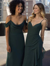 將圖片載入圖庫檢視器，The Auder Chiffon Customisable Dress (3 Different Designs) - WeddingConfetti